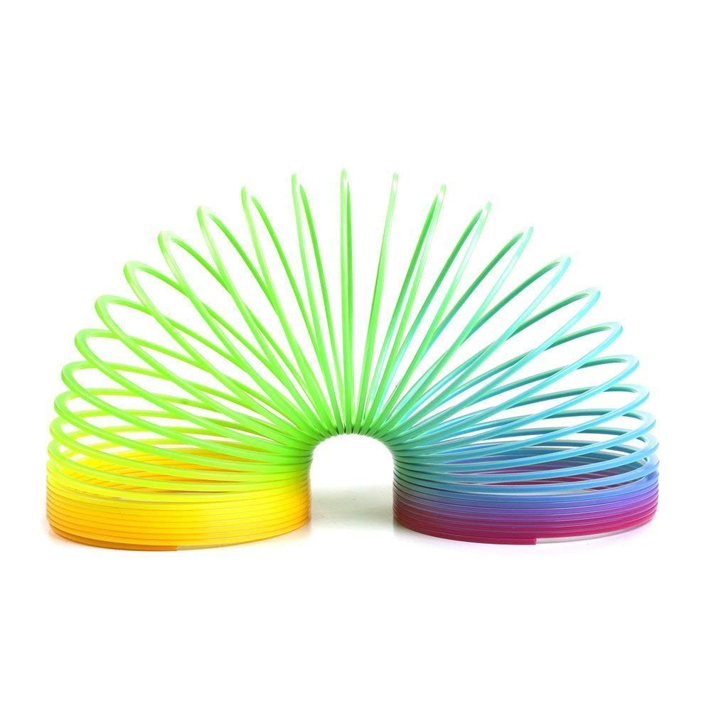 WEBBEE CRAFT Magic Spring Rainbow - Bouncy Expandable Slinky Toys (Pack Of 1), Kid