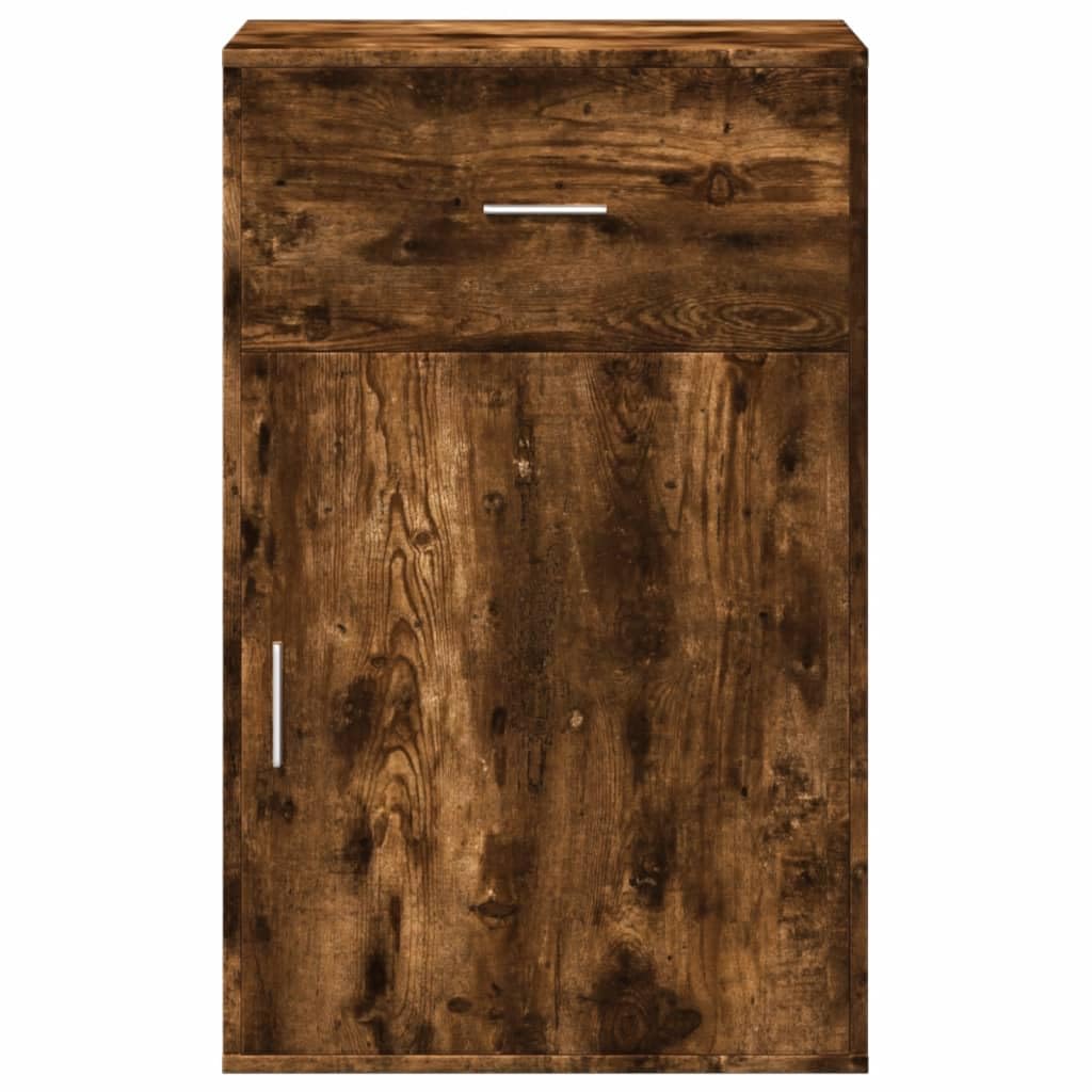 Mobile in legno con cassetto e 2 scomparti, organizer moderno per soggiorno, ufficio, balcone, 56,5 x 39 x 90 cm