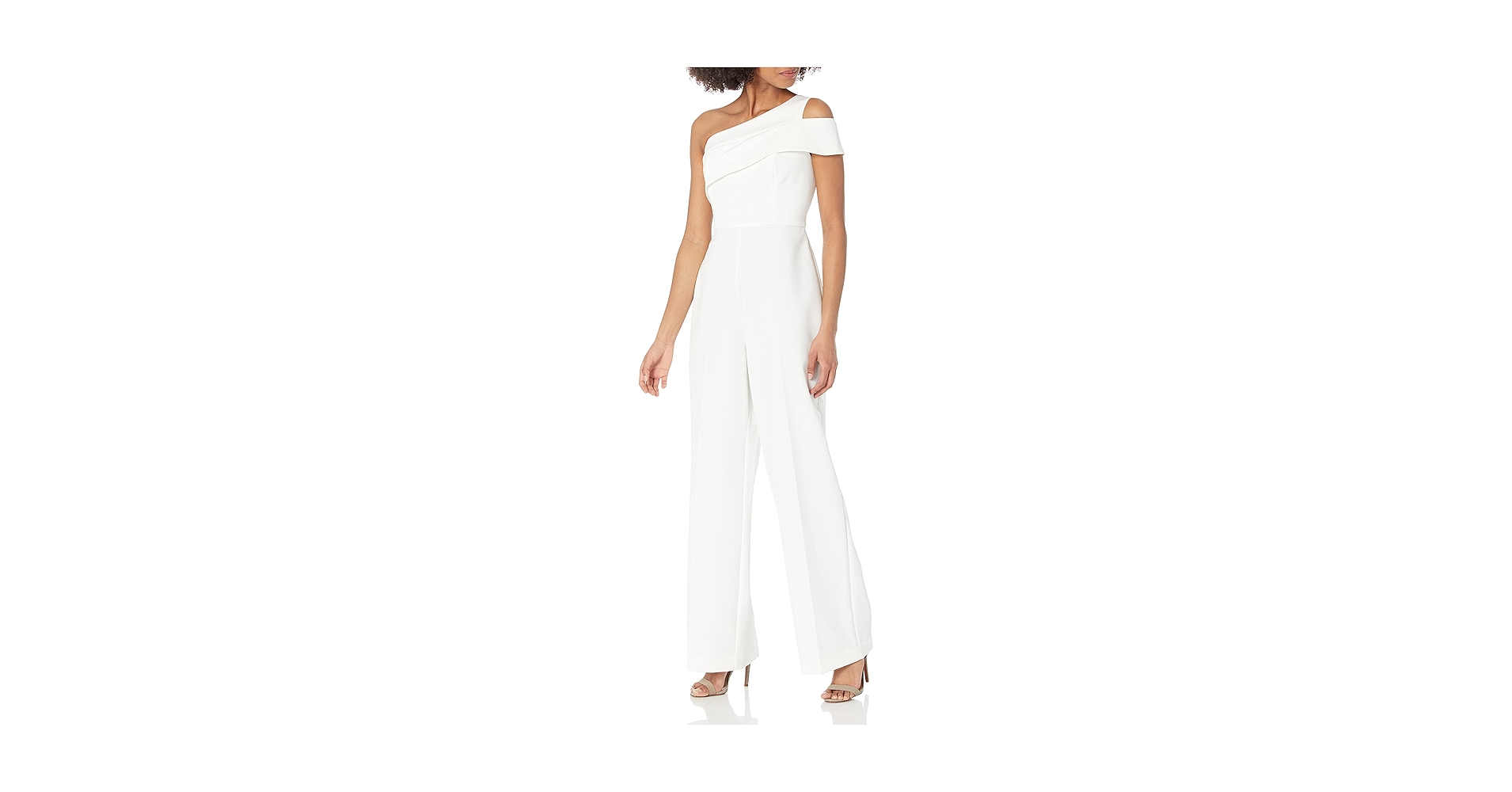 Amazon.com: BCBGMAXAZRIA Women's One Shoulder Wide Leg
