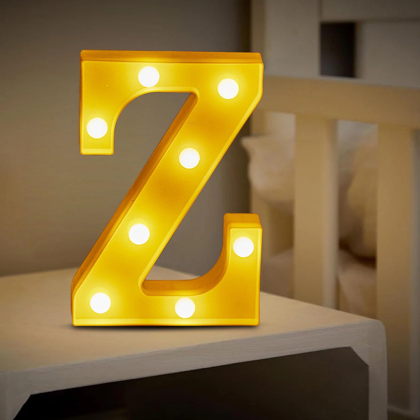 Christmas Ornament Novelty Decorations LED Letter Lights Sign Light Up For Home Party Decoration Light Up Letters Alphabet Letter Sign Battery Powered For Christmas Birthday Party Decoration