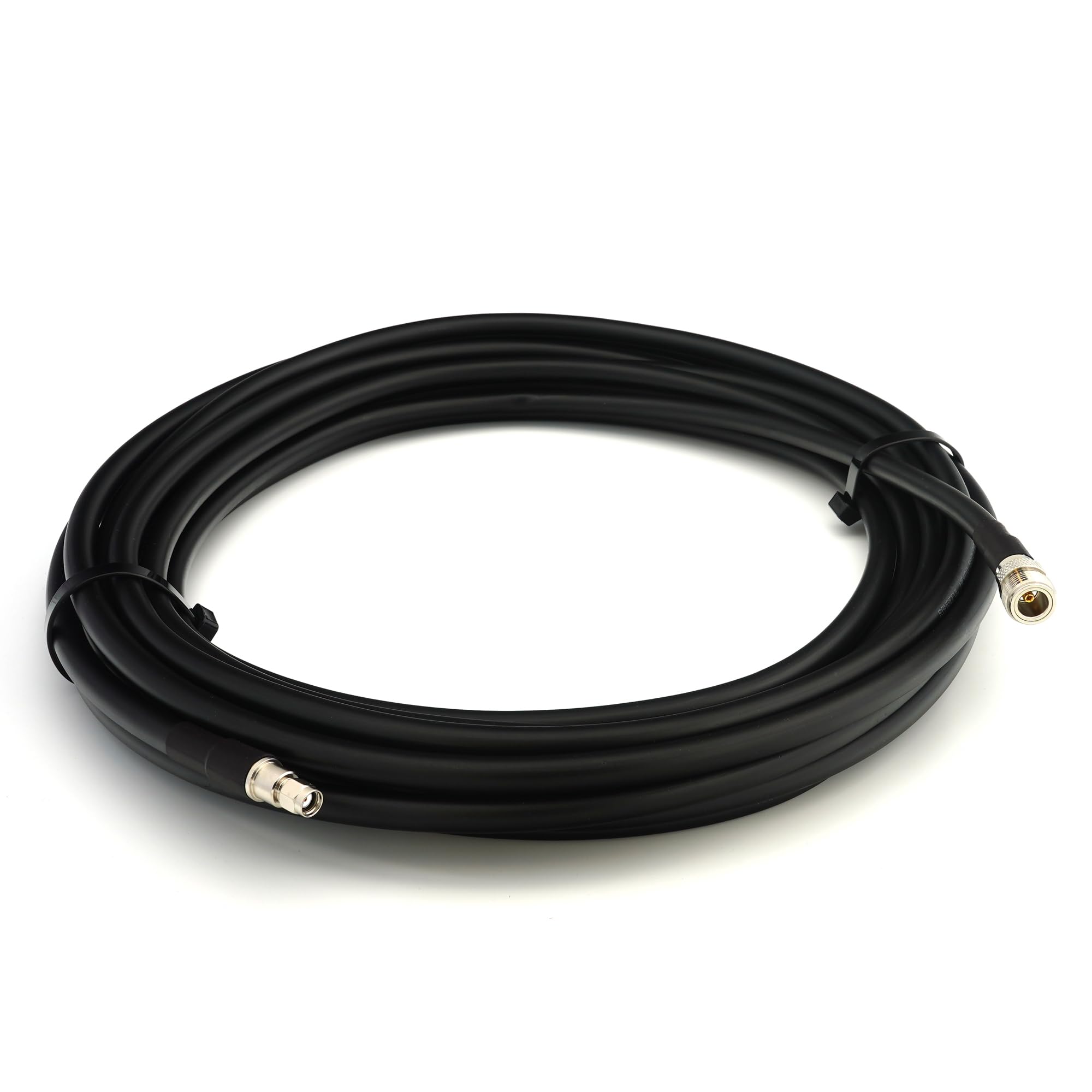 20m RP-SMA maschio a N femmina сavo coassiale 50 Ohm HF-400 flessibile (equivalente a LMR400 UF UltraFlex) — per WiFi/Router/Antenna/Wireless/RF/Radio
