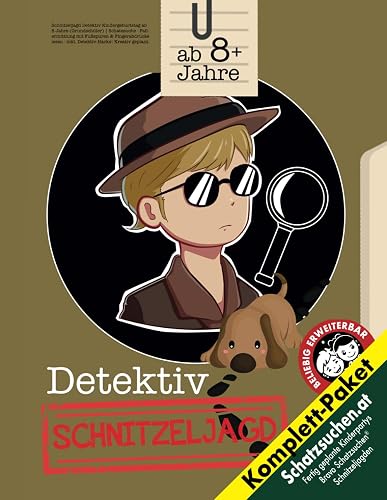 Schnitzeljagd Detektiv Kindergeburtstag ab 8 Jahre (Grundschüler): Schatzsuche mit Fallermittlungsposter - Fußspuren &amp; Fingerabdrücke lesen - inkl. Detektiv-Hacks! Kreativ geplant. (Bravo Schatzsuche)