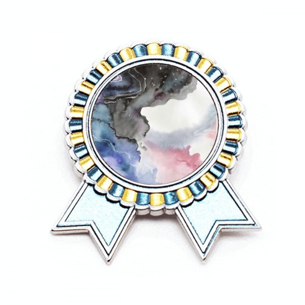 Broche en métal aquarelle M pour récompense et mérite - 4