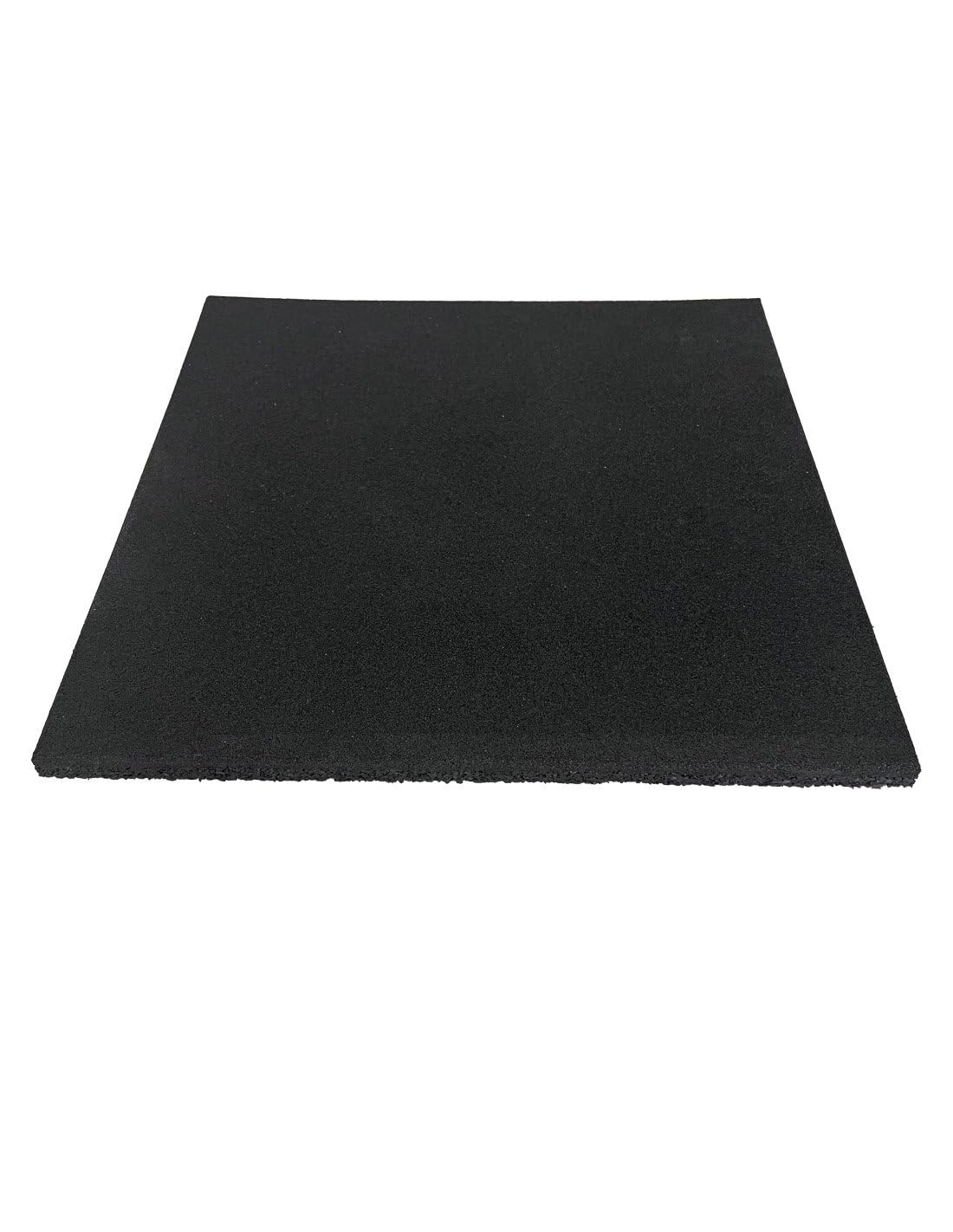 JARDIN202 - Pack Entrena 20mm- Loseta de caucho 50x50cm Negra Maciza Profesional
