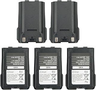 Vineyuan 5X ICOM BP-245H BP-245N Battery for ICOM IC-M71 IC-M72 IC-M73 VHF Radios Replacement Li-ion Battery