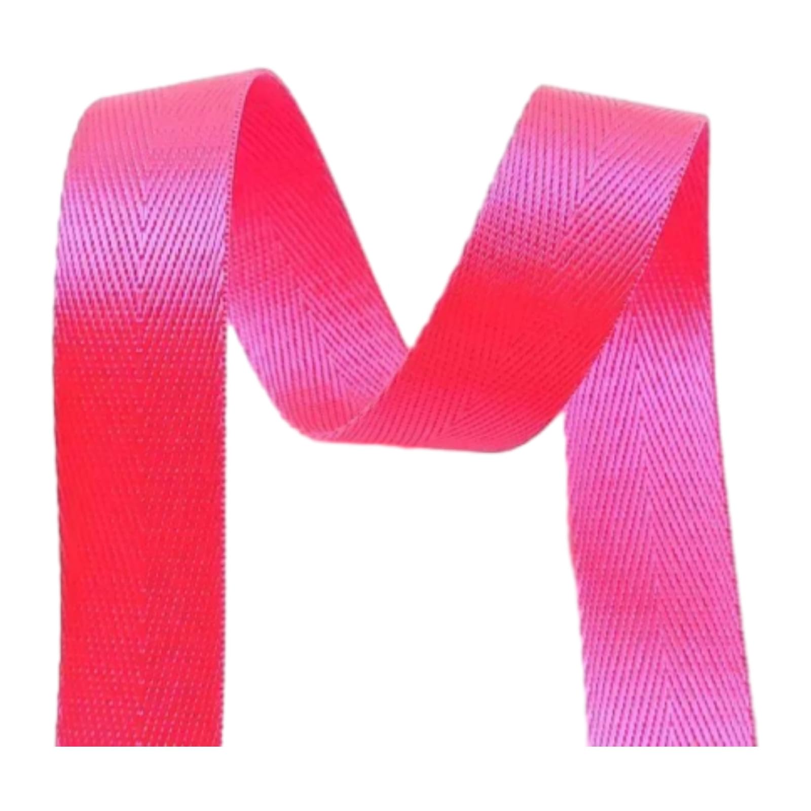 5M 20-38mm Nylon Webbing Band, Strap Bag Backpack Material, Sewing Binding Tape,Fluorescentrosered,32mm โ image 1