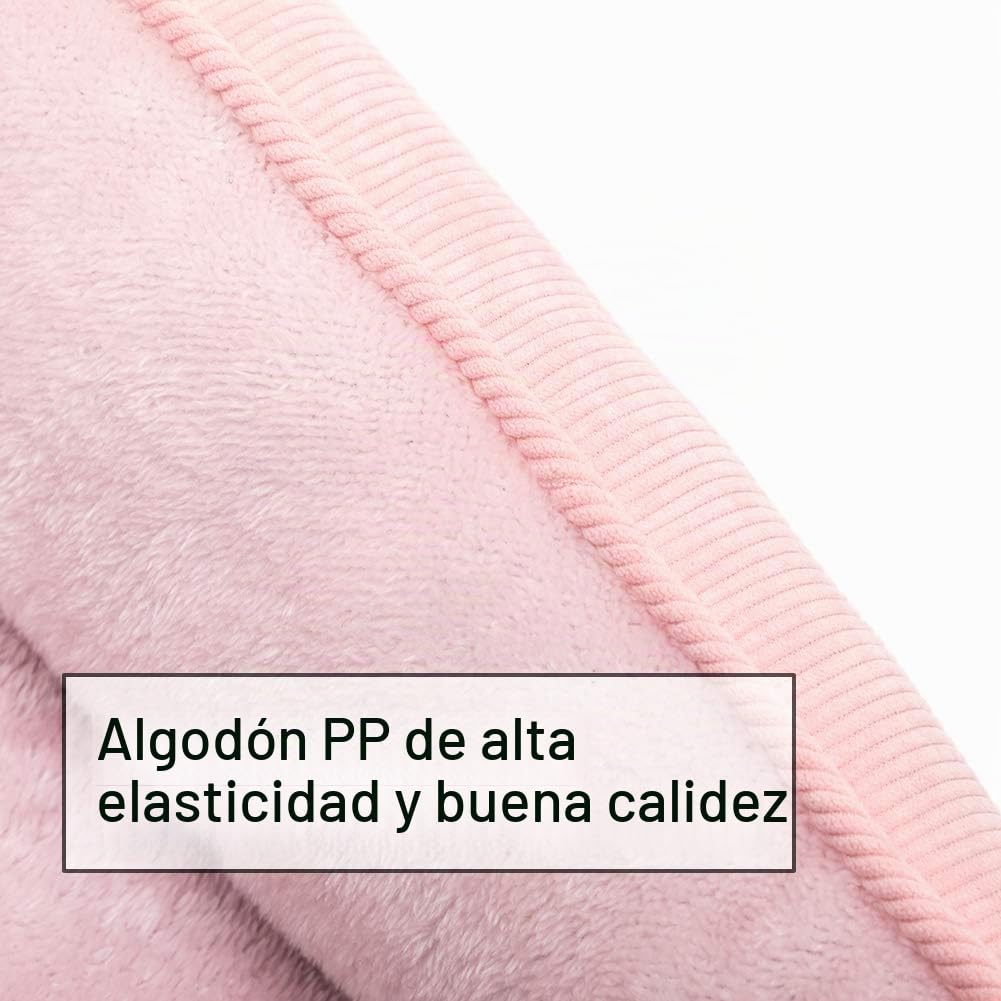 Hollypet Cama para Gatos y Cachorros, Nido para Gatos y Perros Pequeños, Cama Cojín Suave & Transpirable para Dormir para Mascotas, Rosa (50 * 45 * 15cm)
