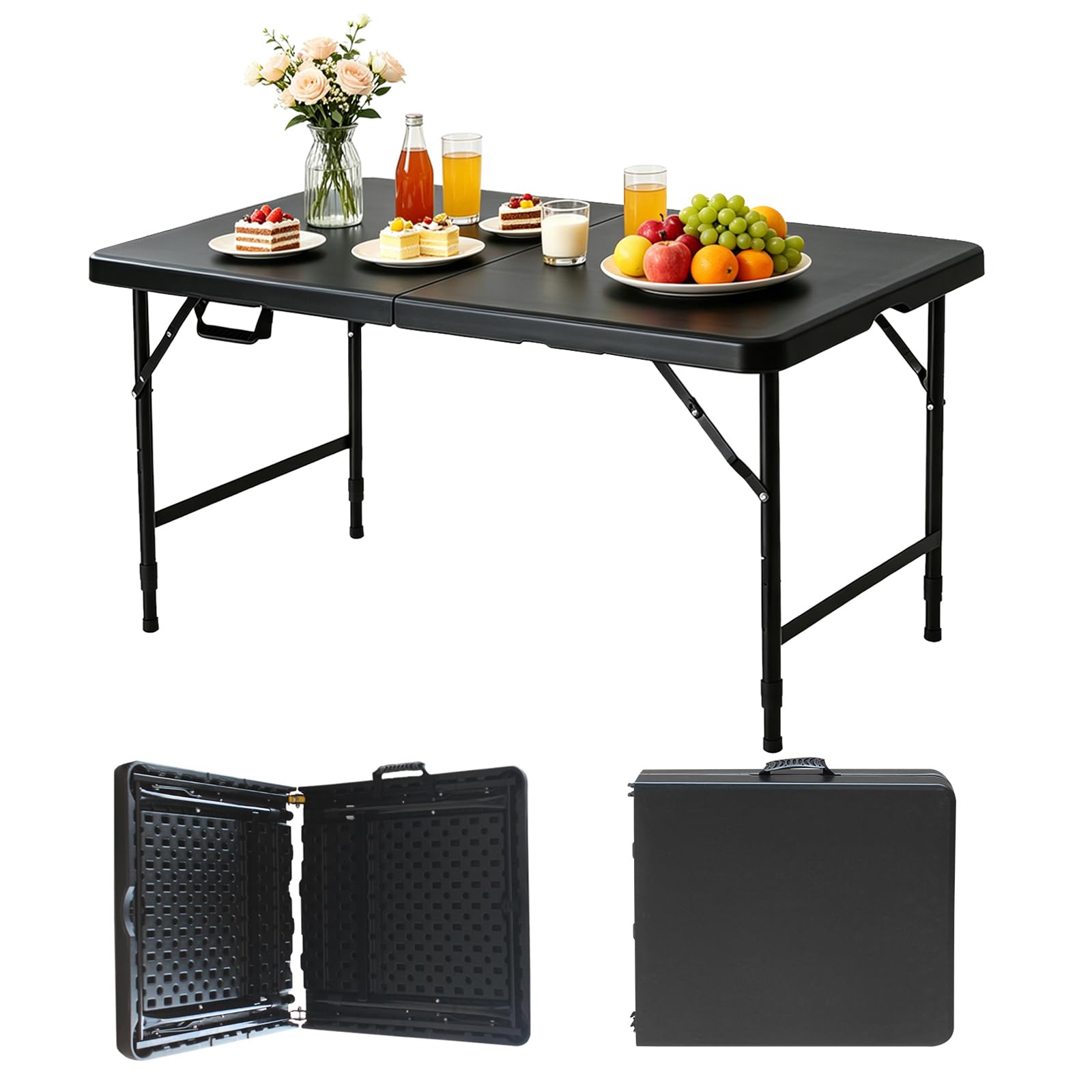 Amazon.com: ICSPOID Portable Plastic Folding Table 4ft/6ft/8ft