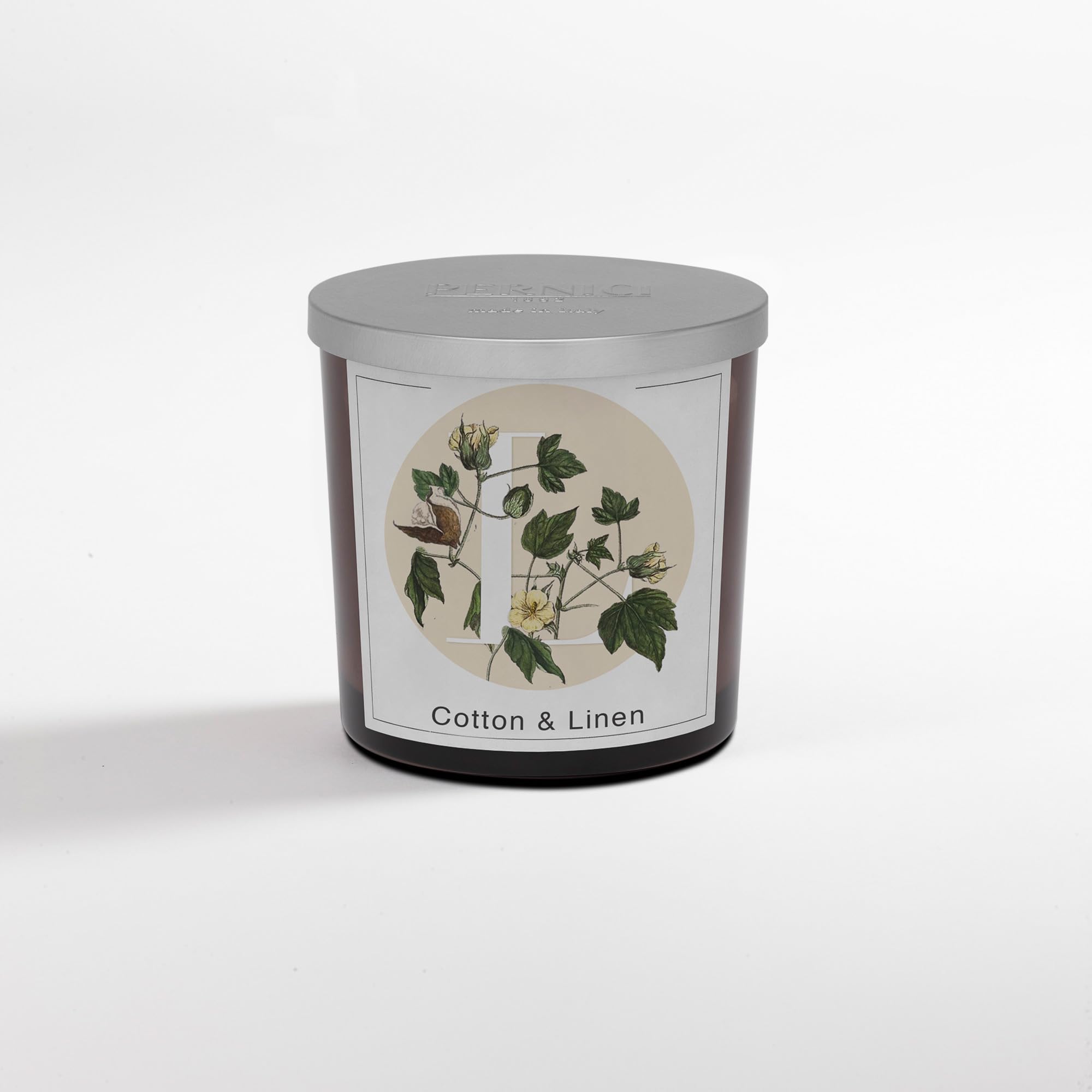 Pernici Candela Profumata Elementi Cotton & Linen 350 g. - 2 Stoppini