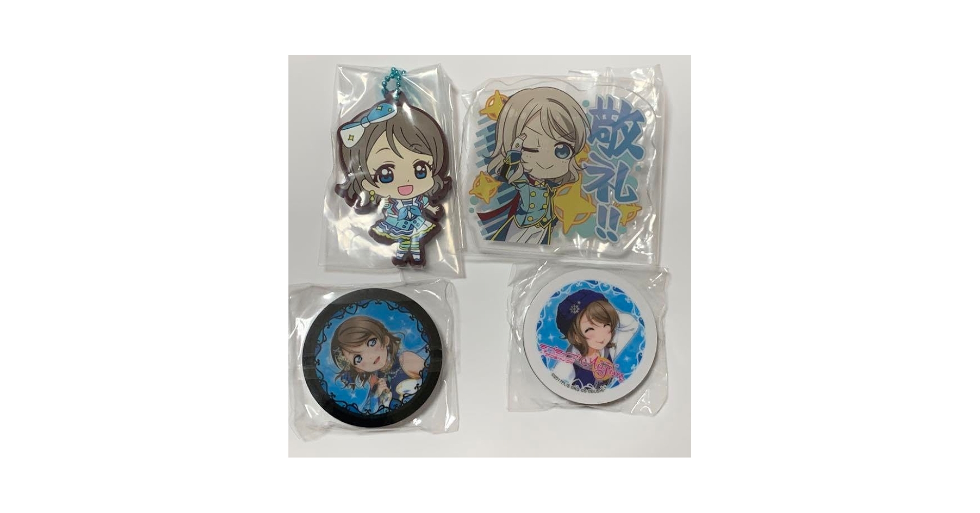 Aqours 渡辺曜 GIGO セット Amazon.co.jp: ラブライブサンシャイン Aqours 渡辺曜 4点セット