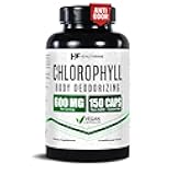 Chlorophyll Capsules 600mg | Internal Deodorant & Body Odor Support | 150 Veg Pills for Women & Men | Premium Plant-Based Supplement | Vegan, Non-GMO, Gluten-Free | Made in USA