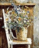 COLORWORK DIY Paint by Numbers, Canvas Oil Painting Kit for Kids & Adults, 16