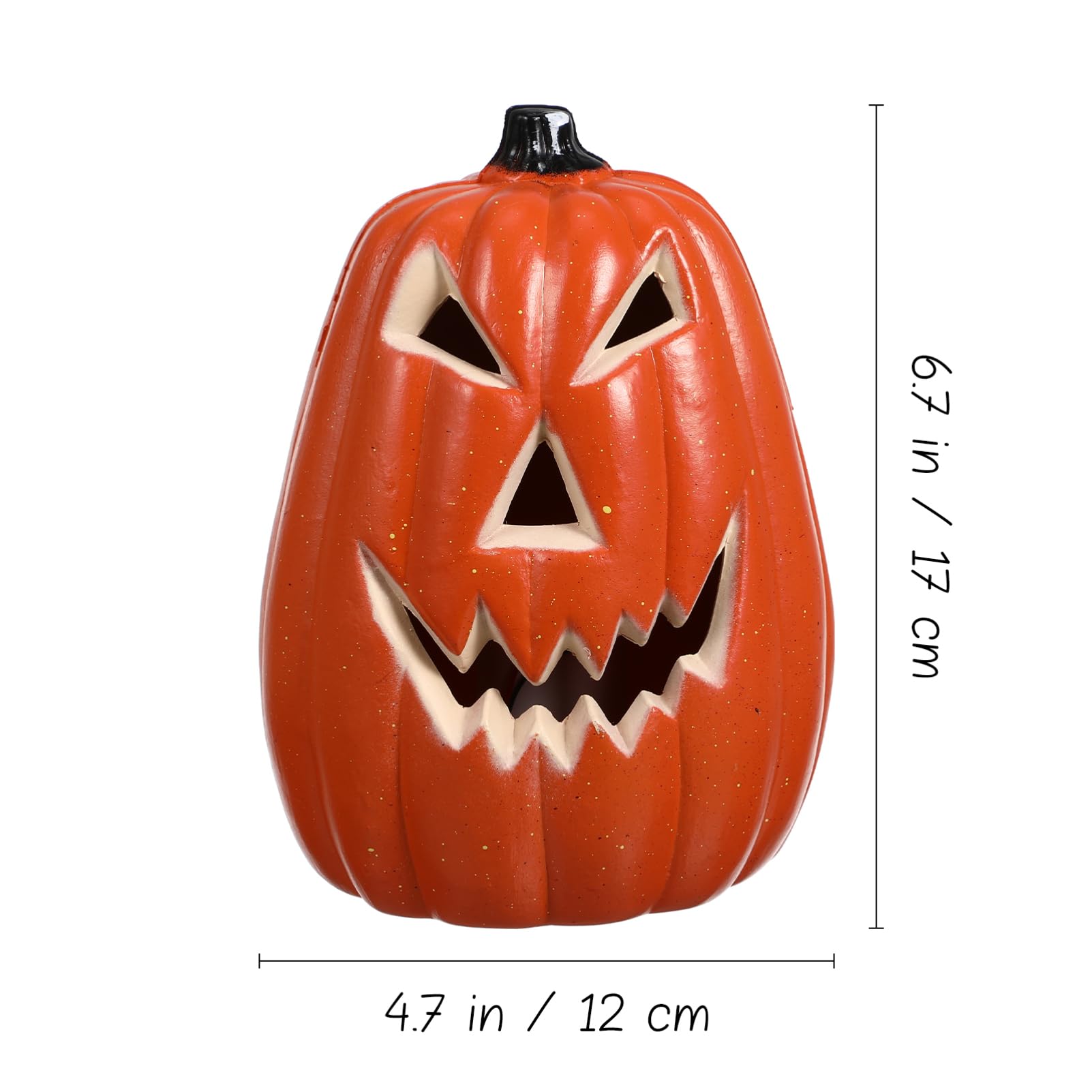 Cabilock 1pcs Led Pumpkin Lamp for Halloween Decorative Glowing Orange Light for Indoor and Outdoor Parties Home Decor and Festive Celebrations