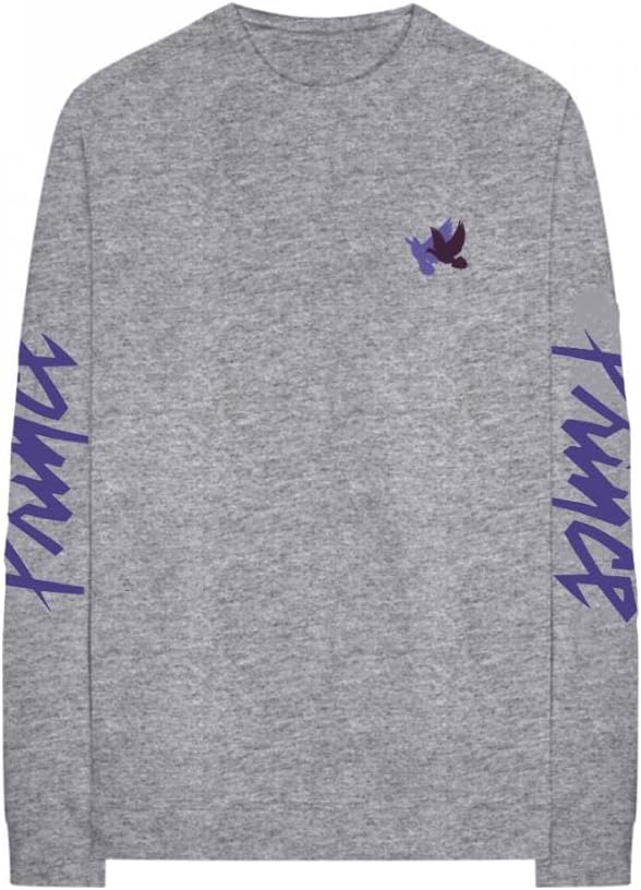Prince Unisex-Adult Prince Official Merch Doves Long Sleeve Shirt