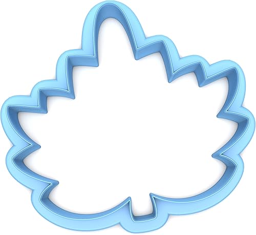 Miniatura 1 de Sweet Prints Inc Rounded Maple Leaf (outline) Cookie Cutter - Dishwasher Safe (6")