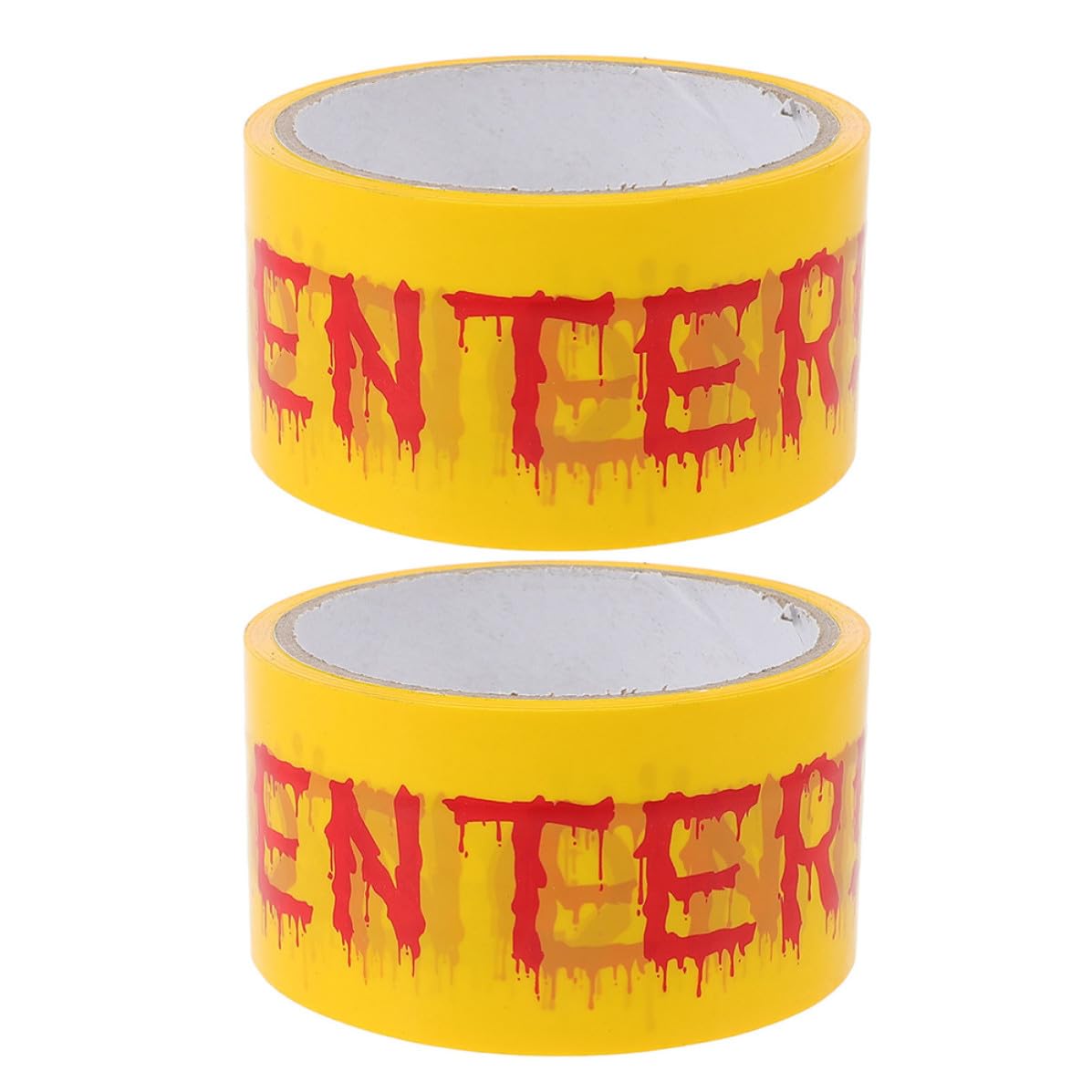 Healvian 8 Rollen Gelbes Halloween Absperrband für Gruselige Deko, 2