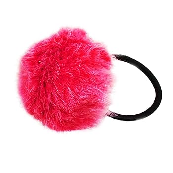 ヘアゴム Rt Amazon | [レックス スタンダード] ヘアゴム ボンボン ファー