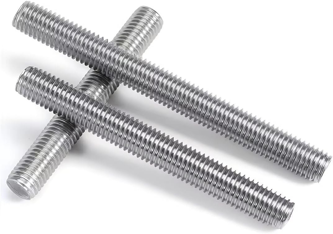 Fully Threaded Rods 304 Stainless Steel Threaded Studs M12x45mm (2 pcs)