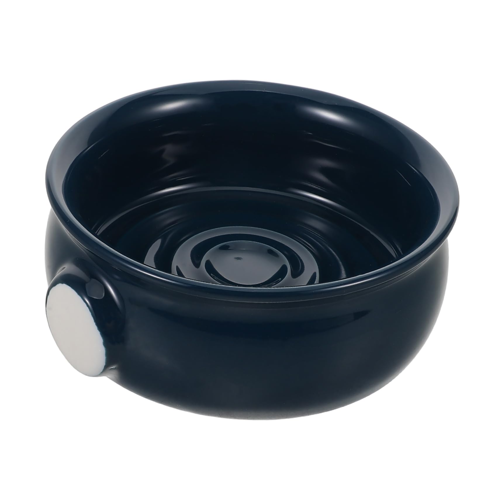 Homoyoyo Ciotola da Barba in Ceramico Testurizzato a Spirale per Schiuma Rapida da Viaggio e Uso Domestico