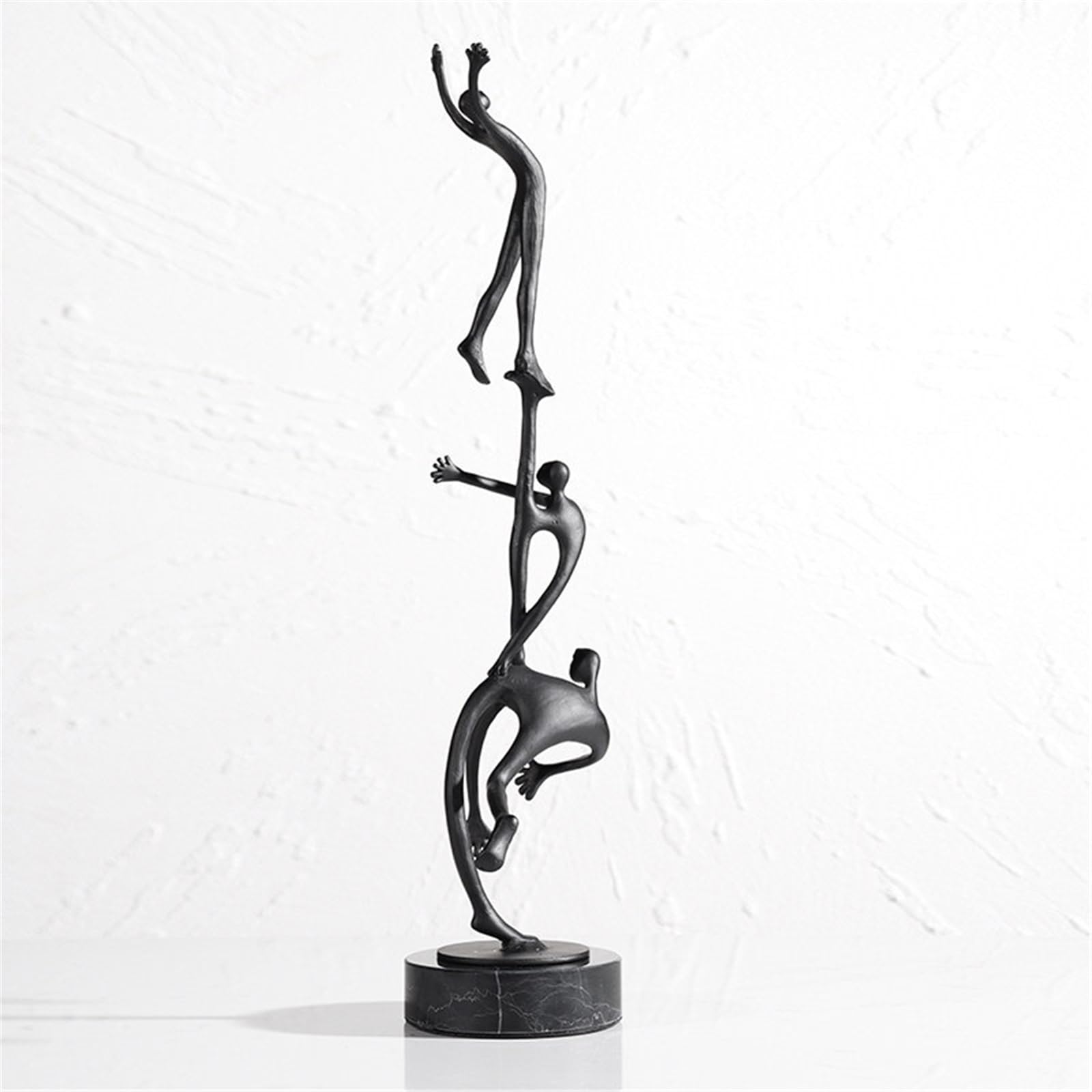 Nowoczesne Metal Ornaments, Creative Sculptures Desktop Home Living Room Decorations Statues Rzeźba