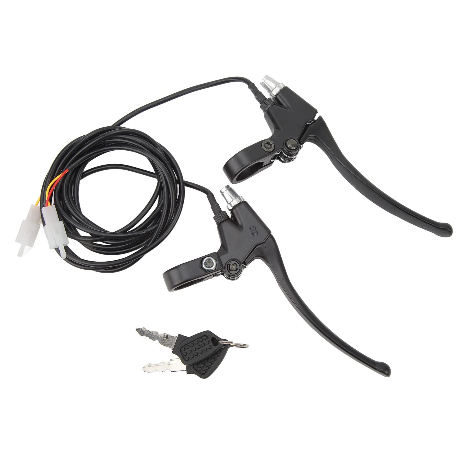 BuyWeek Kit Controller Motore Brushless Bici Elettrica, 36V 48V 250W Centralina Bici Elettrica con Leva Freno e Impugnatura Acceleratore