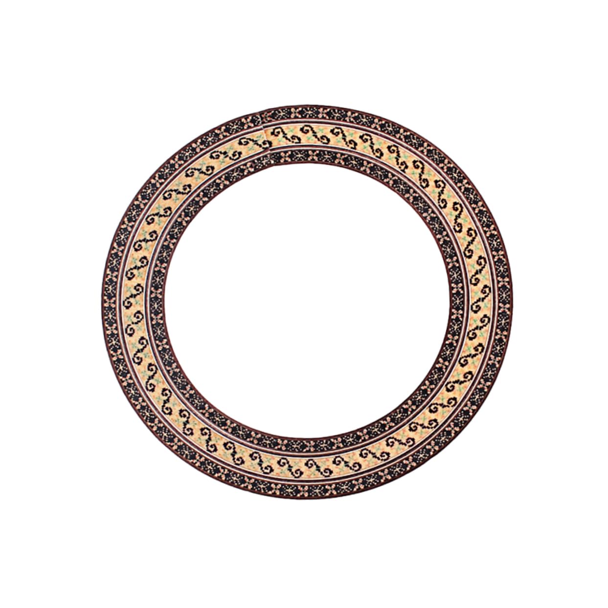 HANABASS Wooden Guitar Rosette Inlay Strips for Sound Hole Decoration Easy Apply Remove Laminated Design for Vibrant for Acoustic Guitars