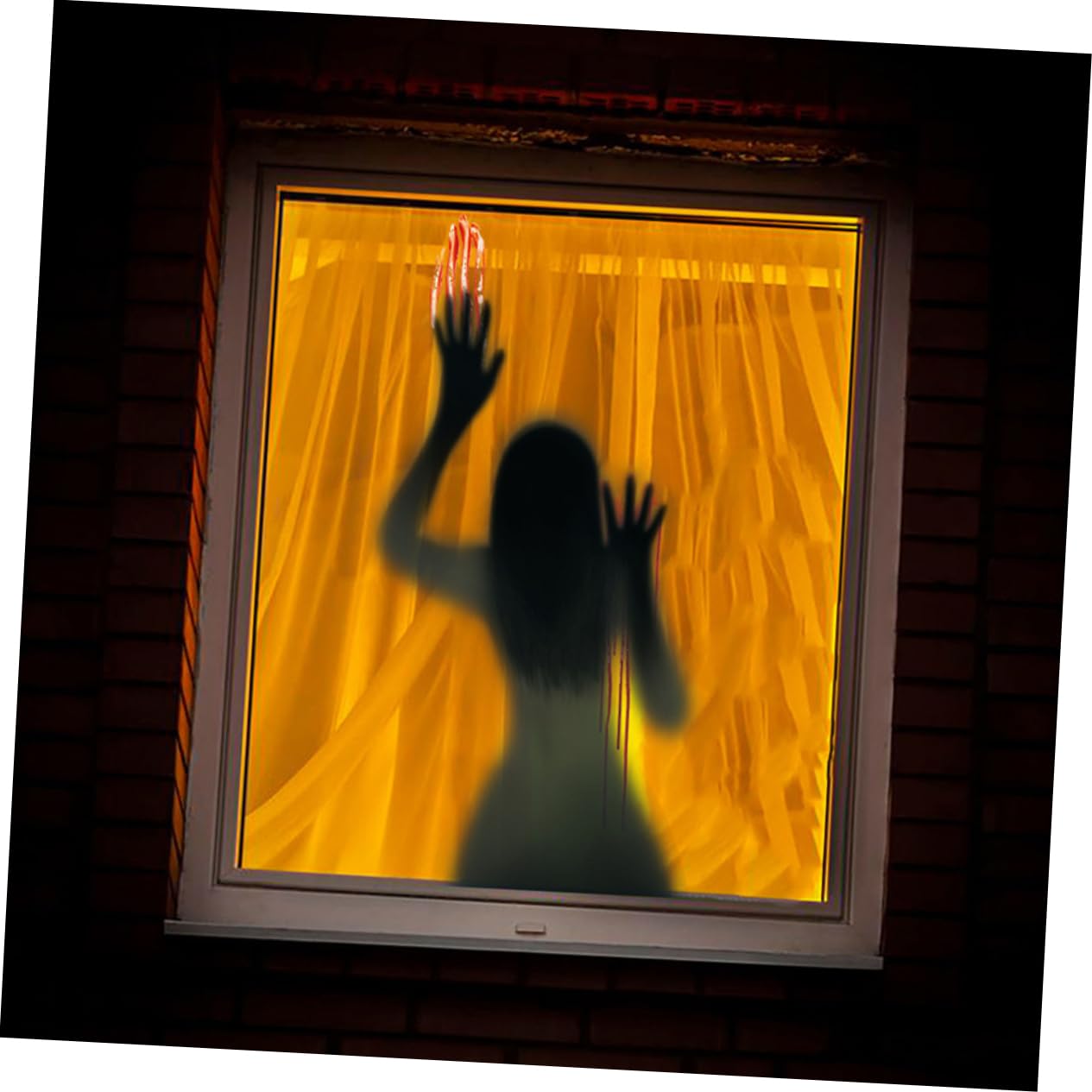 IMIKEYA 4 Stück Pvc Geister Fensterdekorationen Gruselige Fensteraufkleber Gruselige Tapeten Halloween Aufkleber Für Fenster