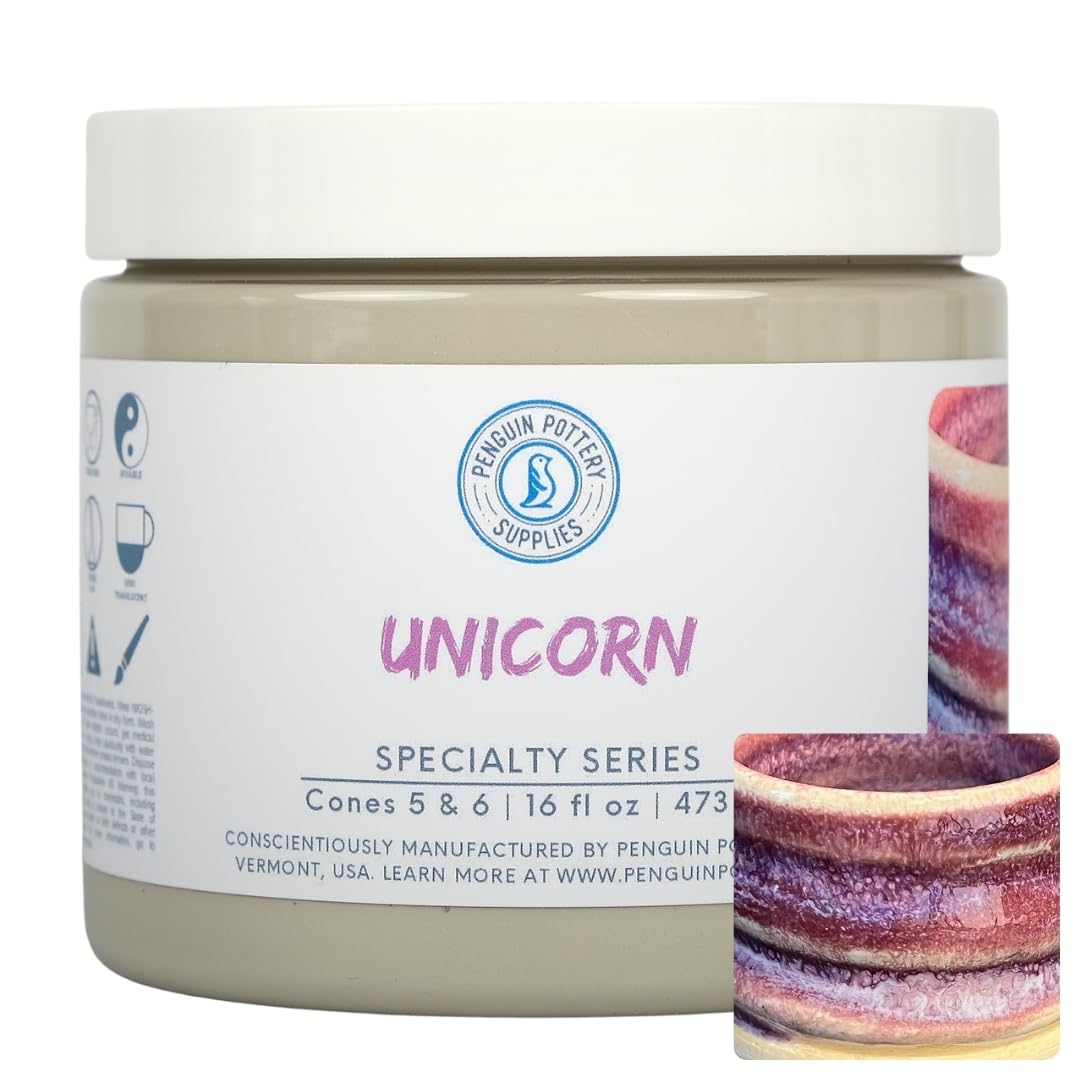 Penguin Pottery Unicorn Specialty Glaze