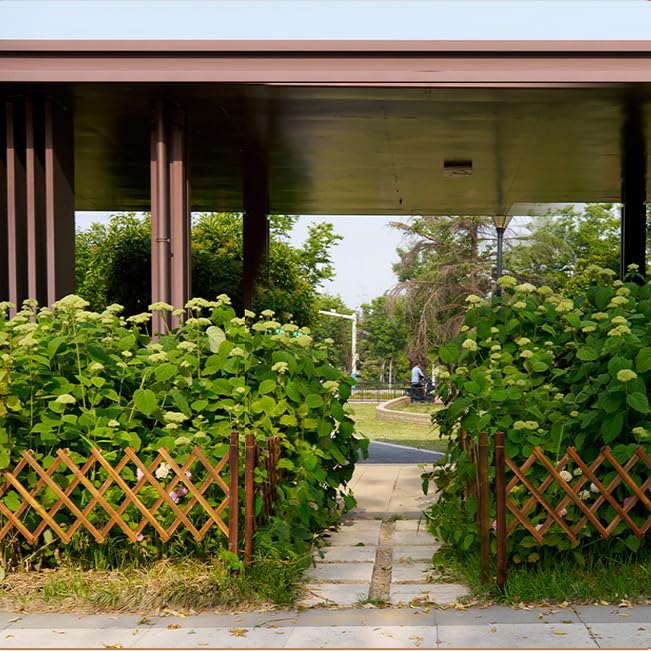 Treillis de jardin extensible en bois, cadre décoratif en treillis de 180 cm, support autoportant pour plantes grimpantes, cloisons rustiques pour espaces extérieurs