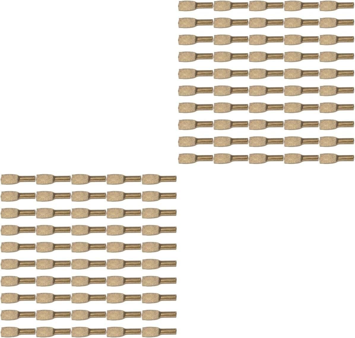 VECES 100 pcs Bracket Holder Spoon Handle Pegs -Pong Shelf Plated Bronze Accessories Board Furniture on Design Vintage Quality Shelving Antique Fixing Shelves Heavy Shape Centers