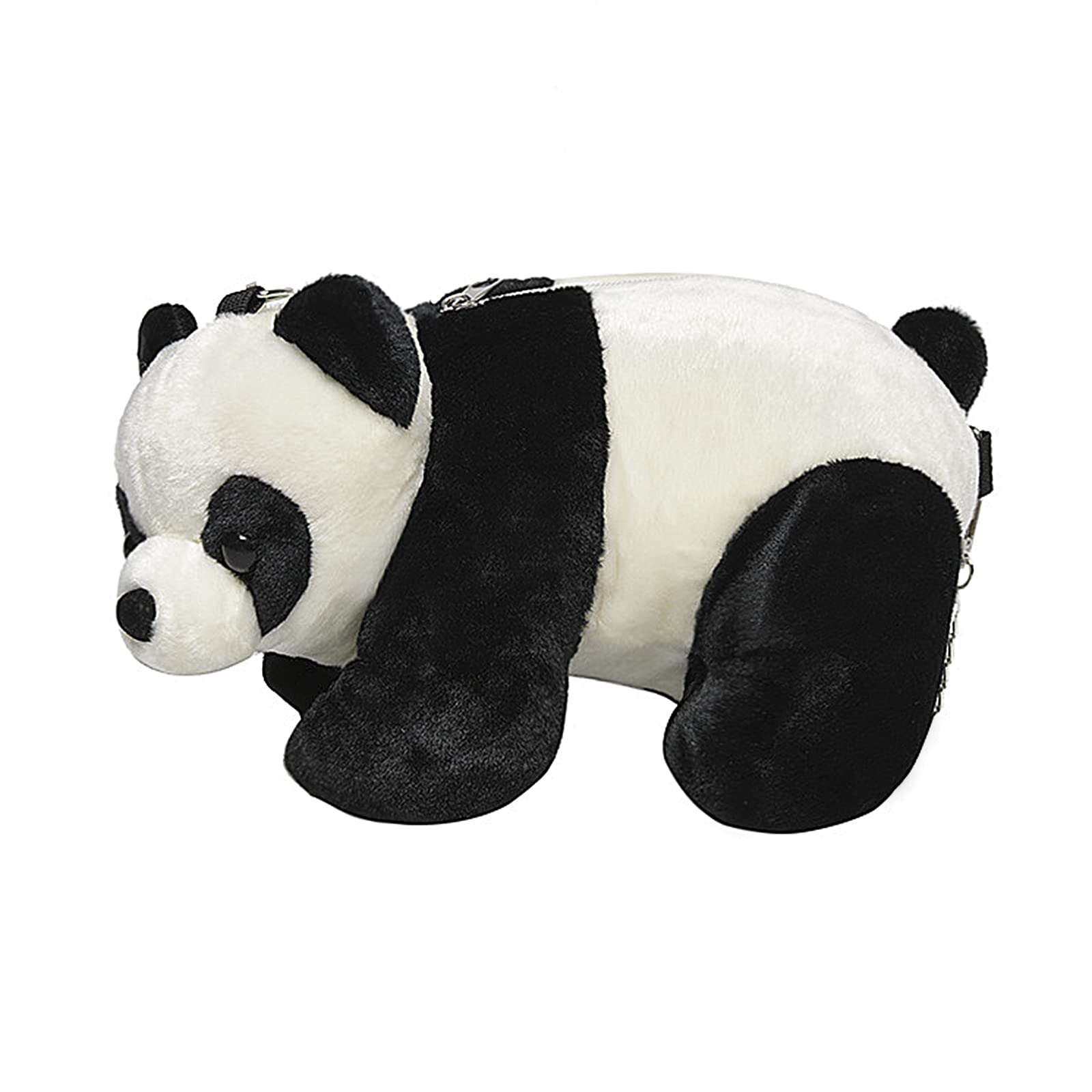 Sac à Main Panda En Peluche Pour Fille - Fourre-tout Bandoulière Réglable 22x17x9 Cm | Cadeau Mignon Et Doux