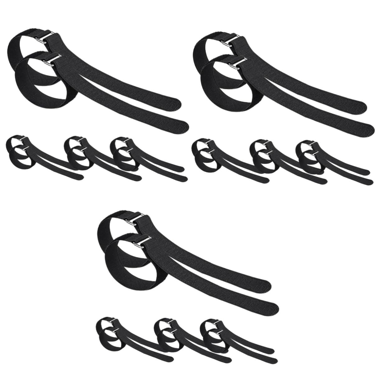FRCOLOR Cubierta Antideslizante Tracción para Zapatos Crampones Cubrezapatos Correa De Pinzas para Zapatos Crampones para Zapatos De Mujer. Metal Black