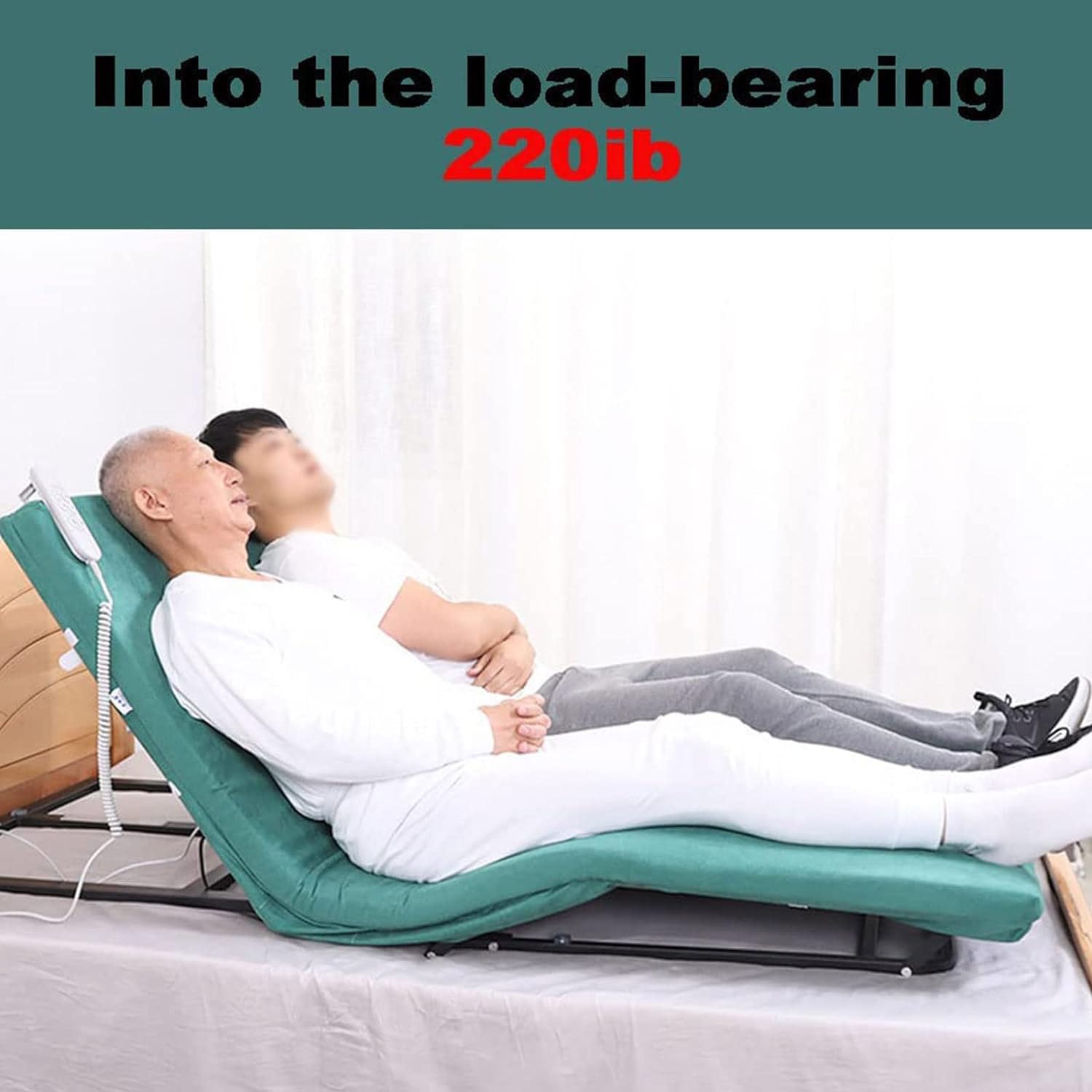 Bed Wedges Lifting Cushions,Medical Pillow Lifter,Electric Bed Backrest,Adjustable Power Lifting Bed Backrest Eldery, Disabled & Injured for Neck Head and Lumbar Support