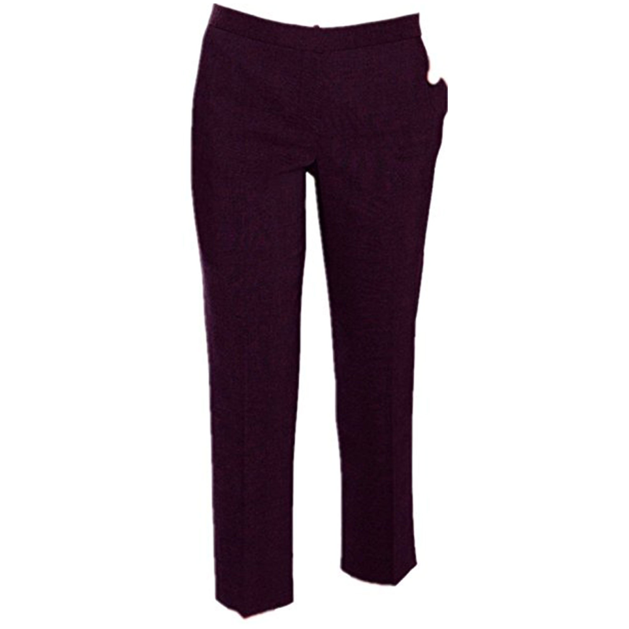 Mario Serrani Ladies Dress Pant with Stretch 8 X 27 Merlot