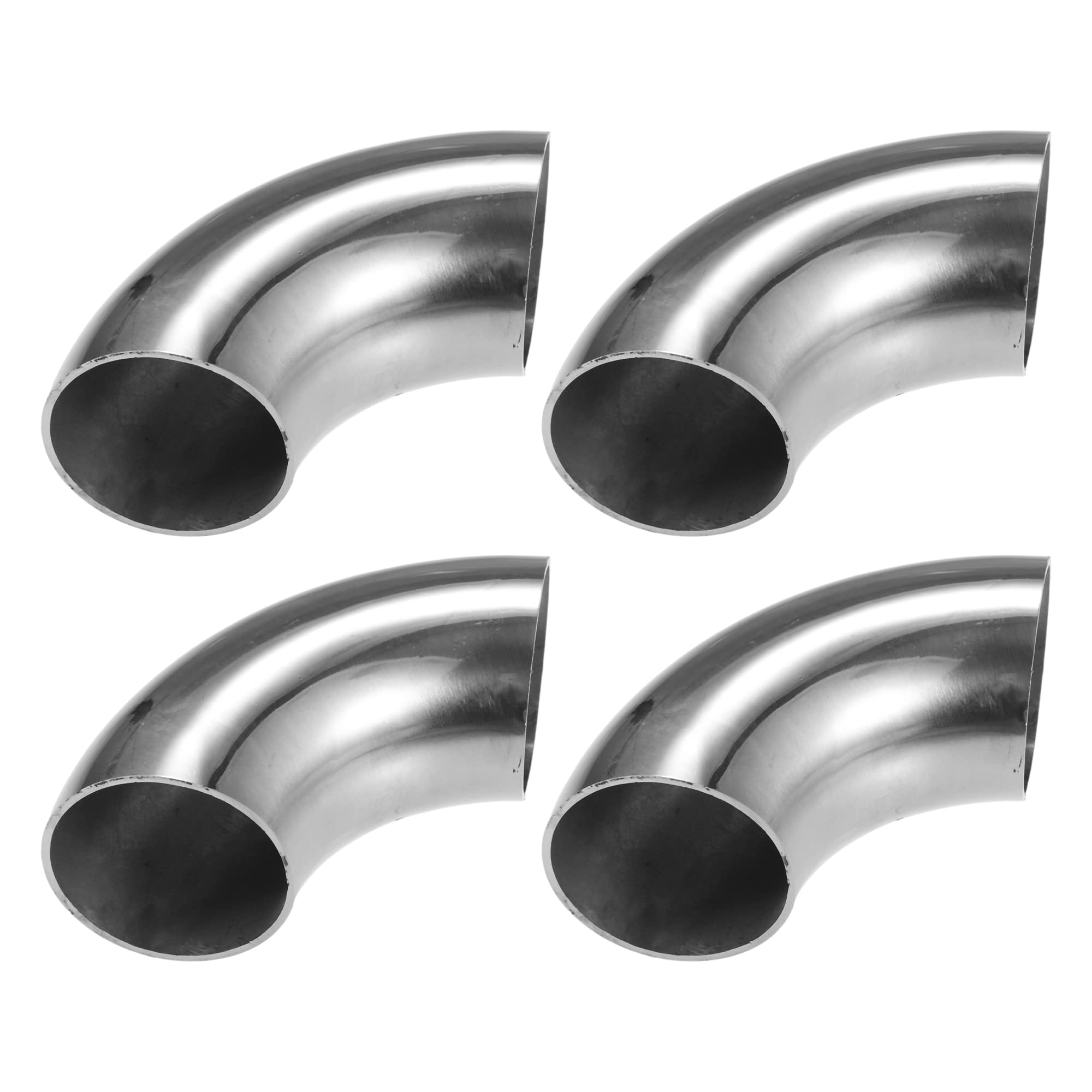114mm O/d 304 Stainless Steel Sanitary Butt Weld 90 Degree Elbow Bend Pipe Fitti - Foto 9