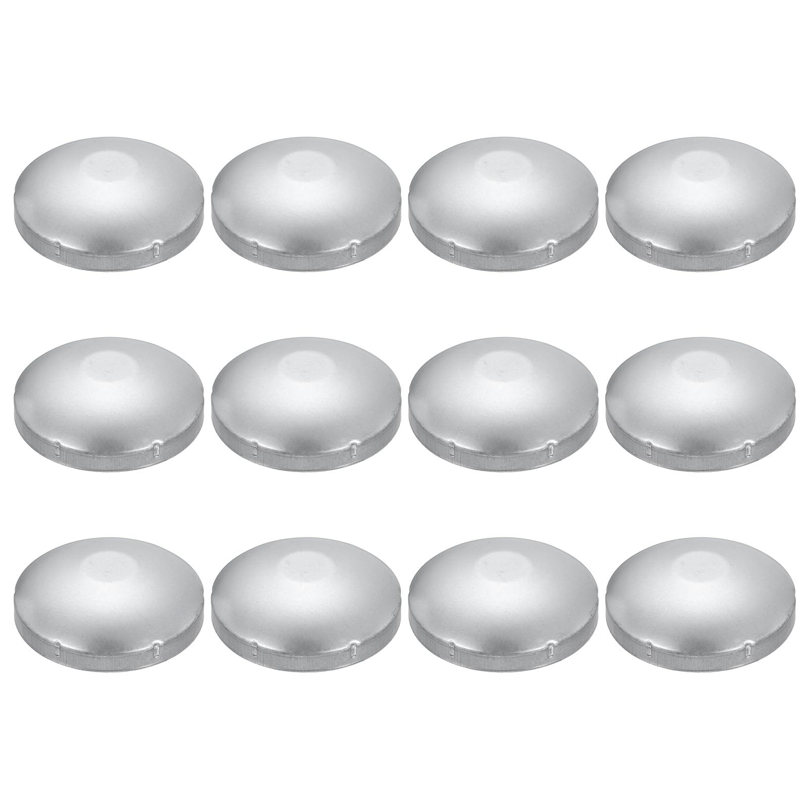 QUARKZMAN 12 Pezzi Cappuccio per Palo Recinzione a Maglia 142 mm | Cappucci Esterni a Cupola Zincati, Tappo Tondo, Adatto per Tubo DE 142 mm, per Parti di Recinto per Esterni
