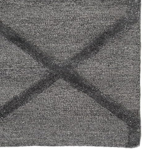 Image of Hand Tufted Wool Carpets Anti Shedding Rug Modern Carpets for Living Room Size 6x9 Feet