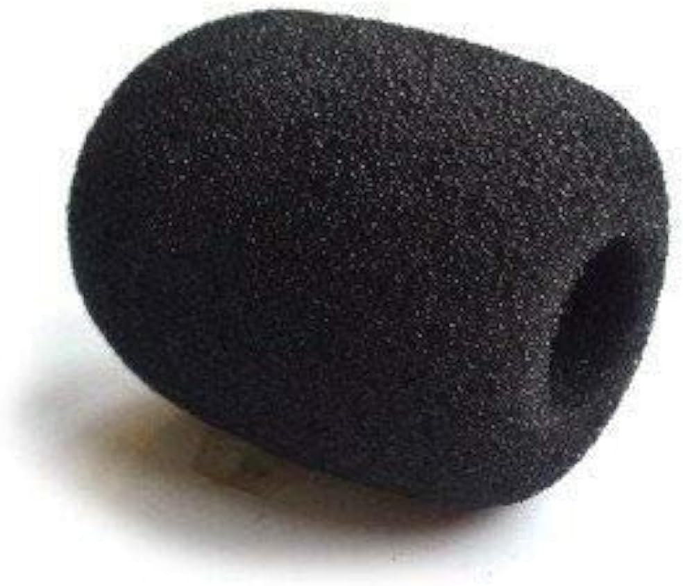 JMXLDS 2PCS Repacement Microphone Foam Sponge Microphone Windscreen for HyperX Cloud 2 Cloud II Cloud Core Cloud Silver Cloud X Gaming Headset.