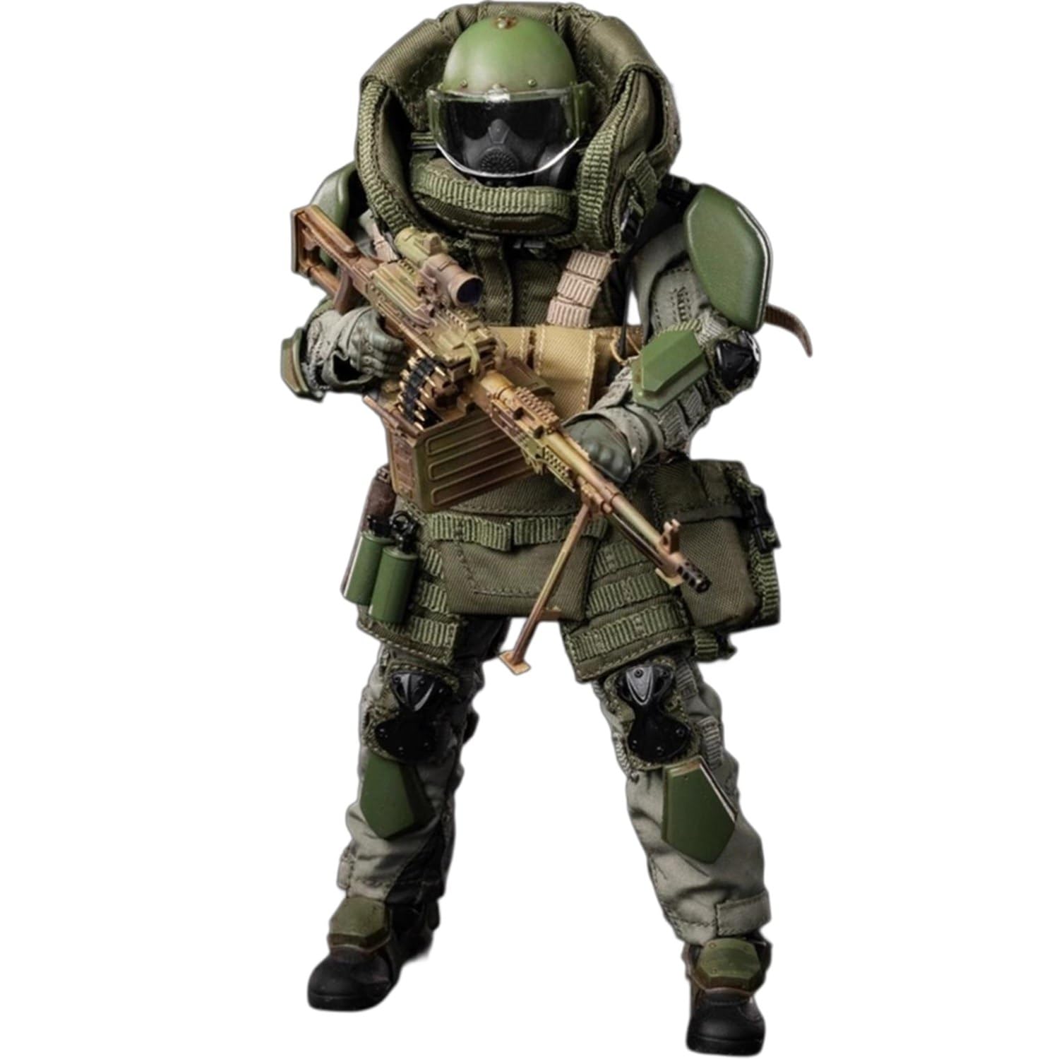 PipigirlPipigirl x HASUKI 1/12 Scale Special Forces Action Figure, SWAT Soldier Figure Model, Accessories Collection Military Toys