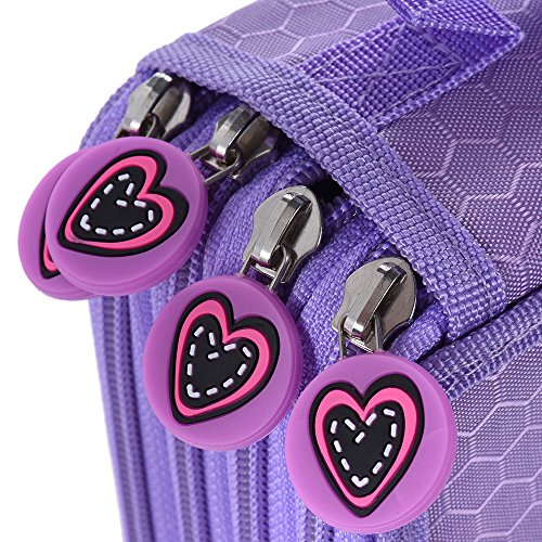 Honorall Multifuncional Pintura de Grande Capacidade Cosméticos Lápis Caneta Pincel Bolsa Caso Caixa