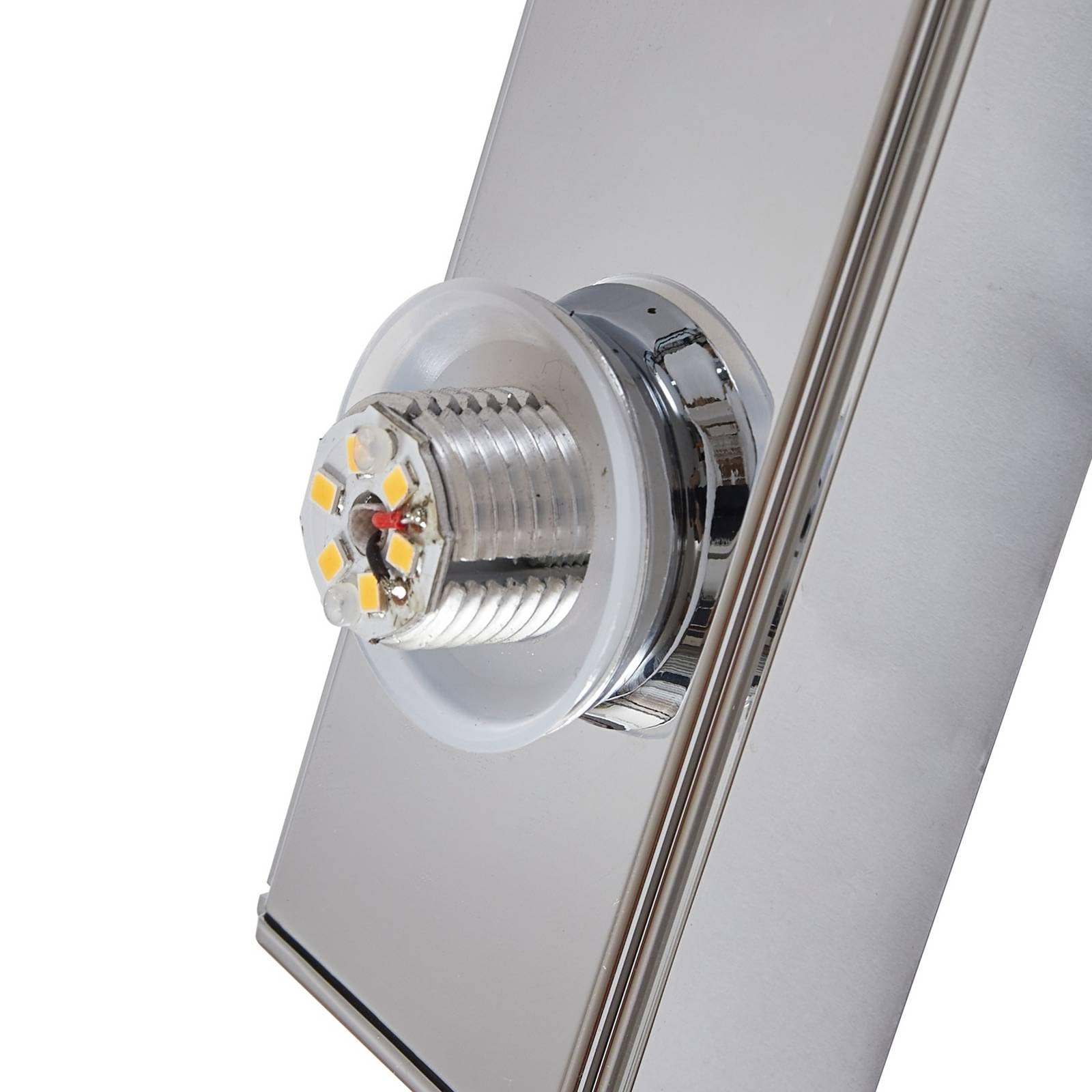 Lucande LED Wandleuchte, Wandlampe Bad Myrra (spritzwassergeschützt (Modern) in Chrom aus Aluminium (4 flammig) - Wandleuchten Spiegelleuchte Badezimmer Wandbeleuchtung Badezimmerleuchte