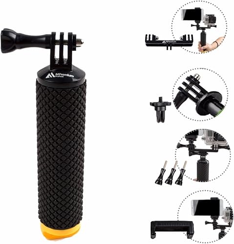 Miniatura 6 de Accesorios de adaptador de montaje con adaptador de trípode tornillos de pulgar y clip de teléfono para GoPro Hero 12 11 10 9 8 7 6 5 4 3 3+ 2 1