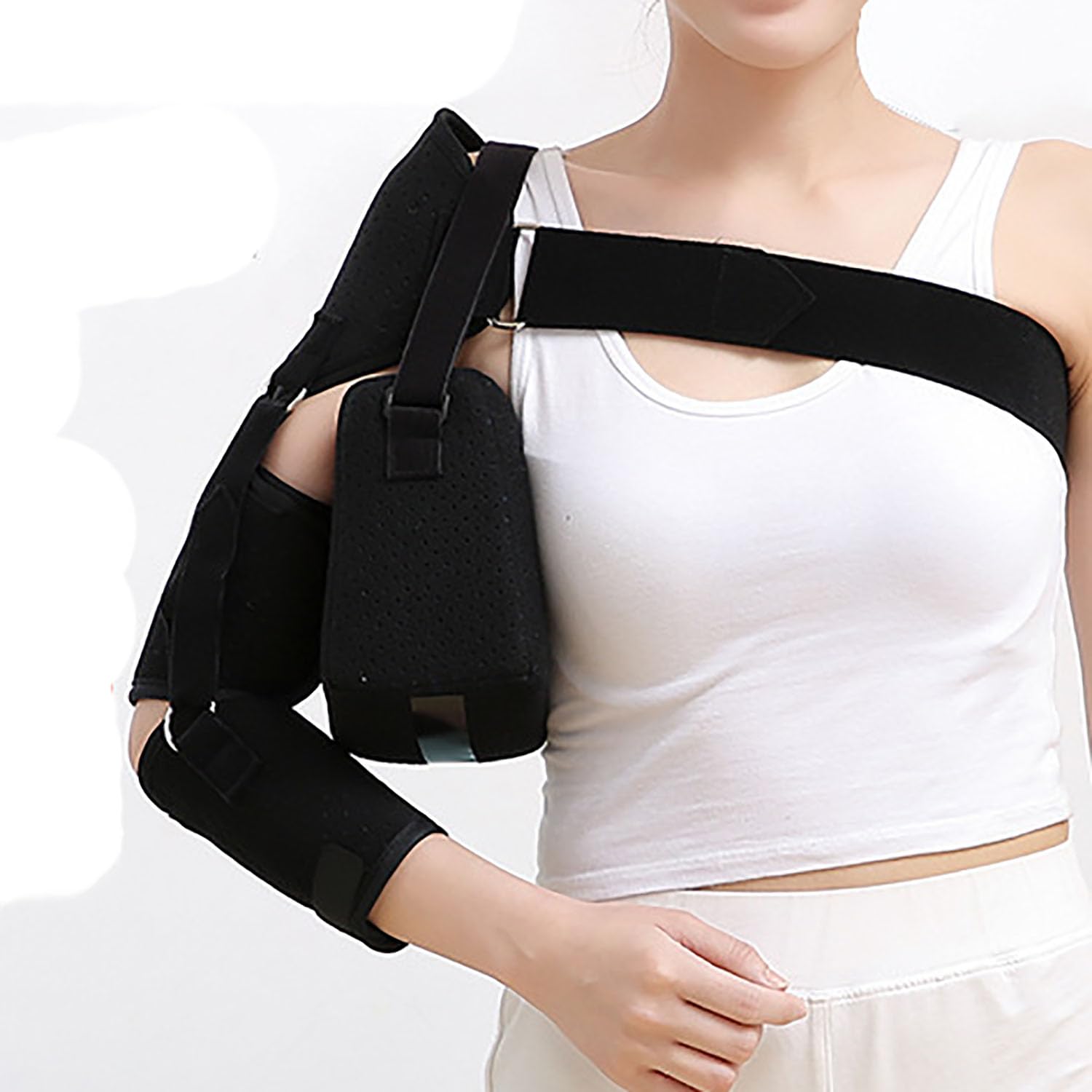 Supporto Per Spalla Per Donne E Uomini, Tutore Regolabile Per Spalla Con Imbracatura Immobilizzante, Tre Sezioni Di Supporto, Allevia Il Fastidio Alla Spalla, Per Lussazione Articolare, Recupero