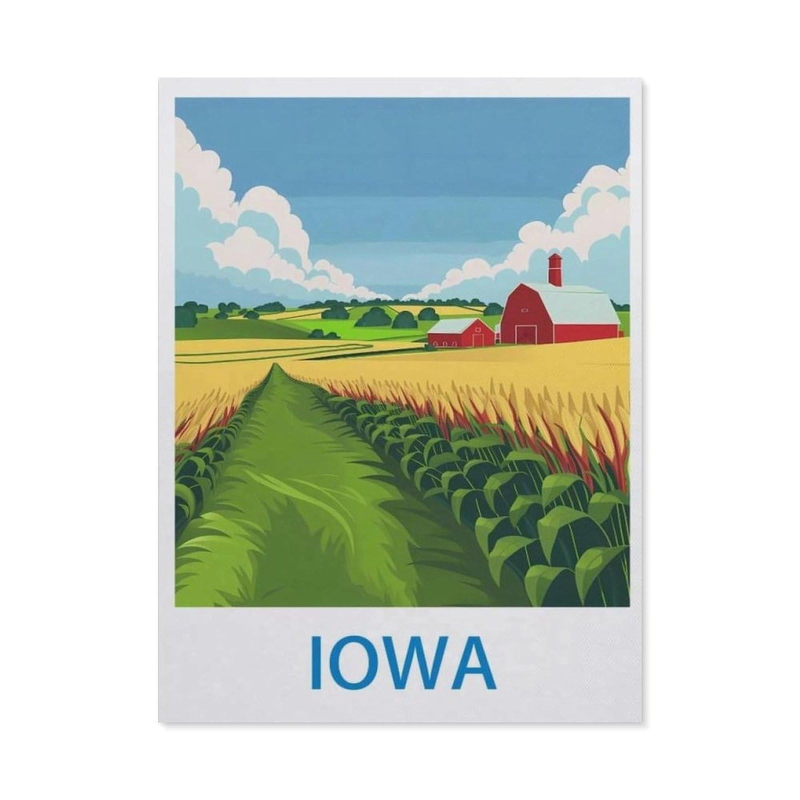 BEAYODKP 5D Diamond Painting，Iowa（40x50cm）