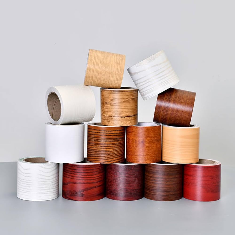 【8393】海外　マステ　5m巻売り　PETマスキングテープ　木 8393】海外 マステ 5m巻売り PETマスキングテープ 木