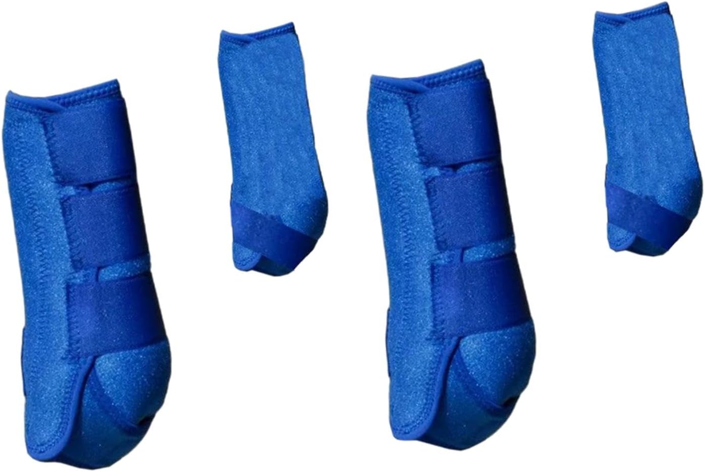 4X Horse Boots Front Hind Legs Guard Reusable Tendon Protector Leg Wraps Leg Protection for Training Equestrian Equipment, Blue