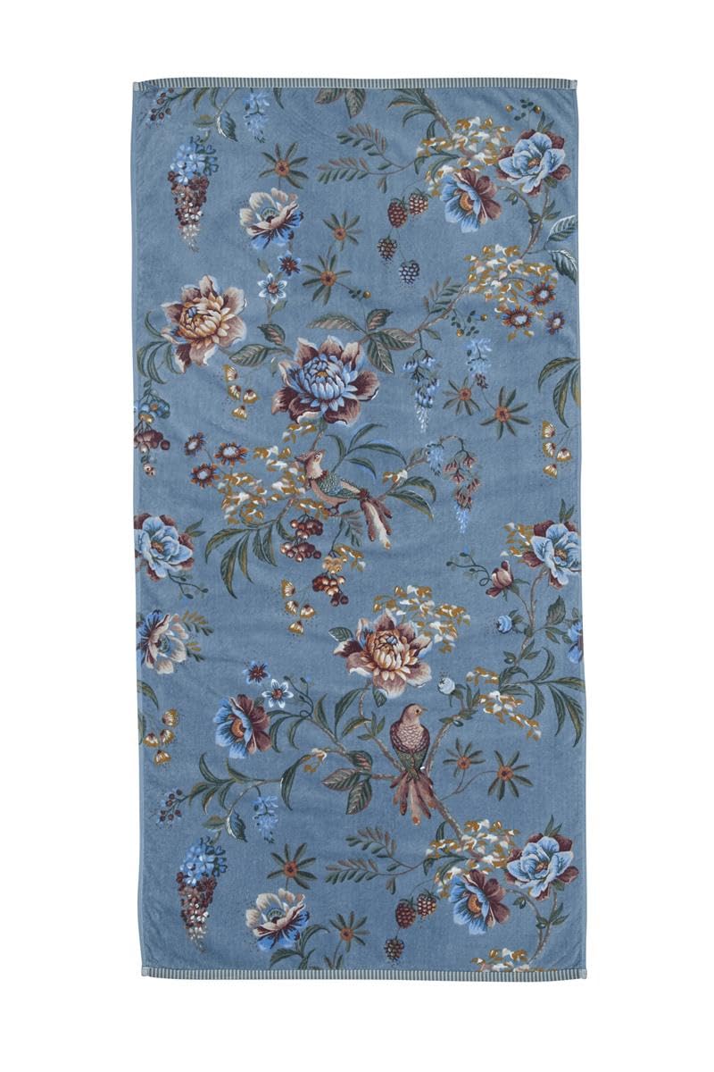PiP Studio Toalla de ducha Secret Garden | Azul – 70 x 140
