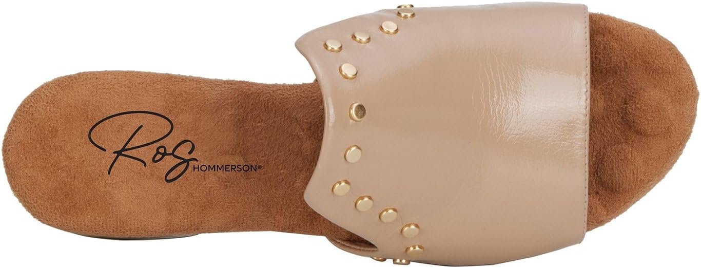 Ros Hommerson Women's BIZZY Comfortable & Supportive Leather Slip-On Sandal