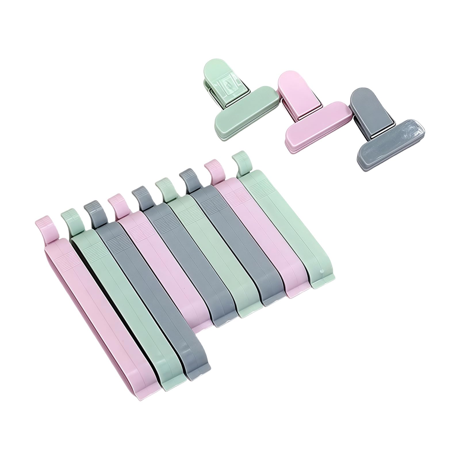 Linvimia 12 Pieces Multipurpose Food Preservation Clips Keep Goods Freshness in Pantries or Fridge Sturdy Bag Clamps Sealing Clips for Kitchen Storage