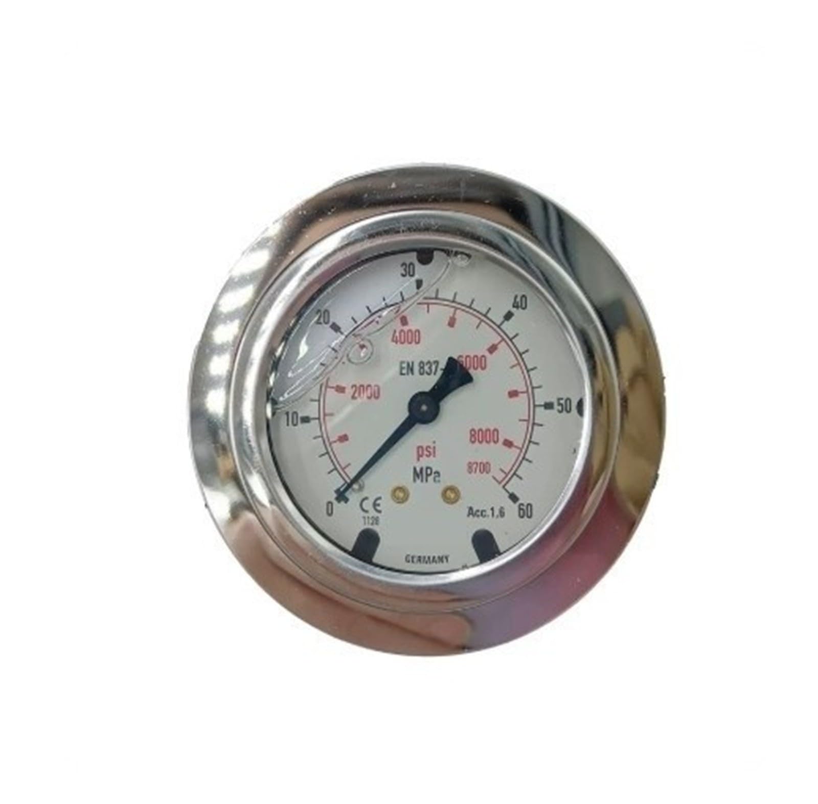 Medición del indicador de presión del acero inoxidable MBB06U-600-1-ZZZ for la prueba
